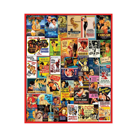 White Mountain Puzzles - Movie Posters 1000pc Puzzles