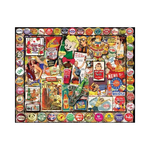 White Mountain Puzzles - Soda Pop 1000pc Puzzle