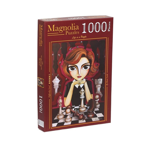 Magnolia Puzzles – The Queen’s Gambit by Romi Lerda 1000pc Puzzle