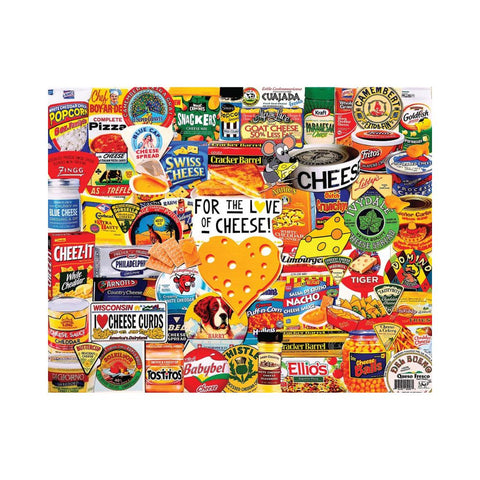 White Mountain Puzzles - I Love Cheese 1000pc Puzzle