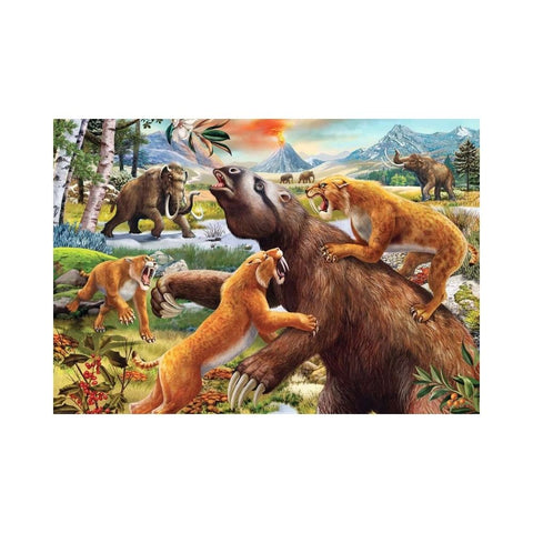 Ravensburger Jurassic wildlife 2 x 24pc puzzles