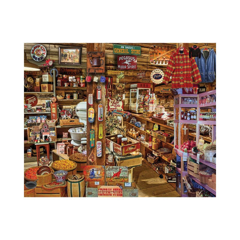 White Mountain Puzzles - Country Store Seek & Find 1000pc Puzzle