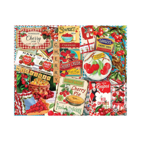 White Mountain Puzzles - Cherries 1000pc Puzzle