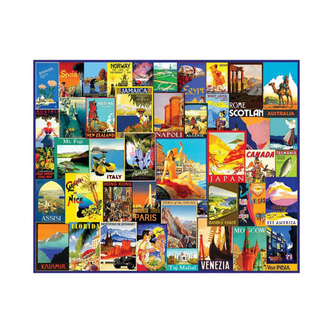 White Mountain Puzzles - World Tour 1000pc Puzzle