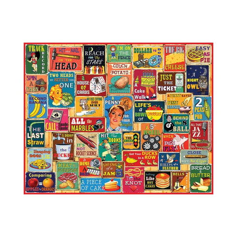 White Mountain Puzzles - Things We Say 1000pc Puzzle