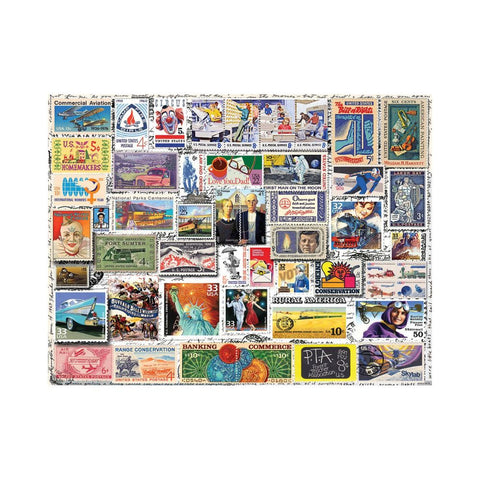 White Mountain Puzzles - Classic Stamps 500pc Puzzle