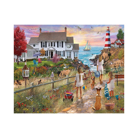 White Mountain Puzzles - Beach Path 1000pc Puzzle