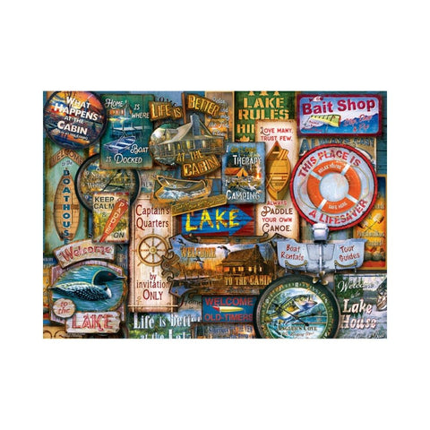 Masterpieces - Off to the Lakehouse 1000pc Puzzle 1