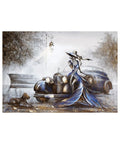 Magnolia Puzzles – Lady in Blue by Raen 1000pc Puzzle 1