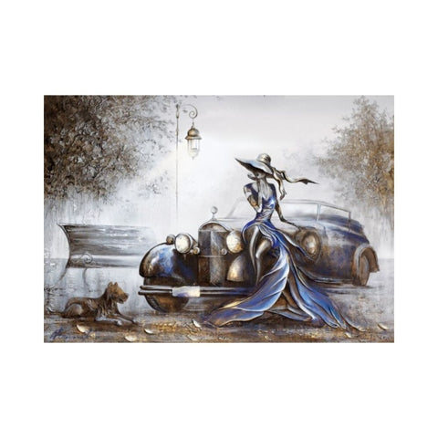 Magnolia Puzzles – Lady in Blue by Raen 1000pc Puzzle 1