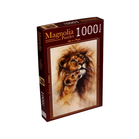 Magnolia Puzzles – Lion and Baby by Jozef Klopacka