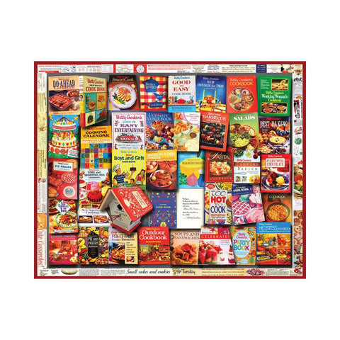 White Mountain Puzzles - Betty Crocker Cookbooks 1000pc Puzzle