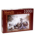Magnolia Puzzles – Lady in Blue by Raen 1000pc Puzzle