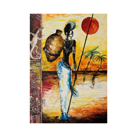 Magnolia Puzzles – African Woman by Sebastian Czapnik 1000pc Puzzle 1