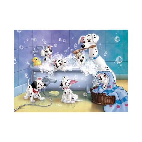 Nathan - Disney 101 Dalmatians Now is the time to bathe! 60pc Puzzle