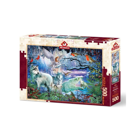 Art Puzzle - Glacier Forest 500pc Puzzle