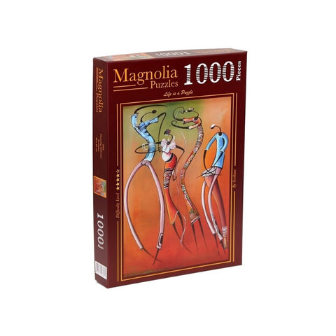 Magnolia Puzzles – Dancing Africans by Svetlana 1000pc Puzzle