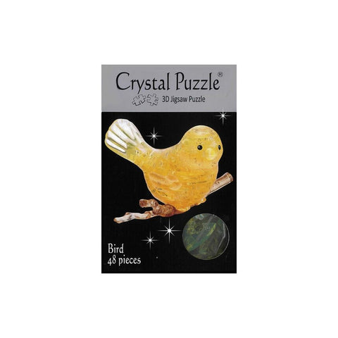 3D YELLOW BIRD CRYSTAL PUZZLE 48pc