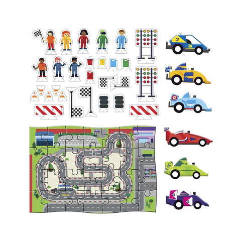 Pull-back-and-go Kit: Racing Cars