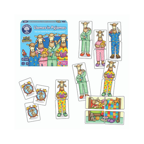 Orchard Toys mini games Llamas in Pyjamas-Modern Brands-booksrusandmore