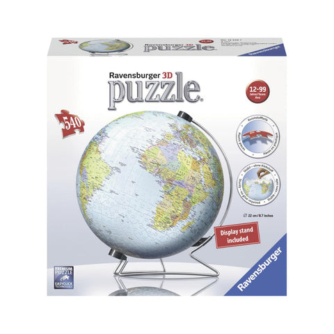 Ravensburger 3D 540pc Puzzle Globe-Ravensburger-booksrusandmore