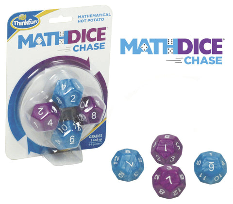 Thinkfun Math Dice Chase Mathematical Hot Potato-Modern Brands-booksrusandmore