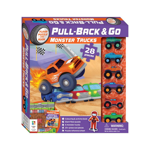 Pull-back-and-go Kit: Monster Trucks